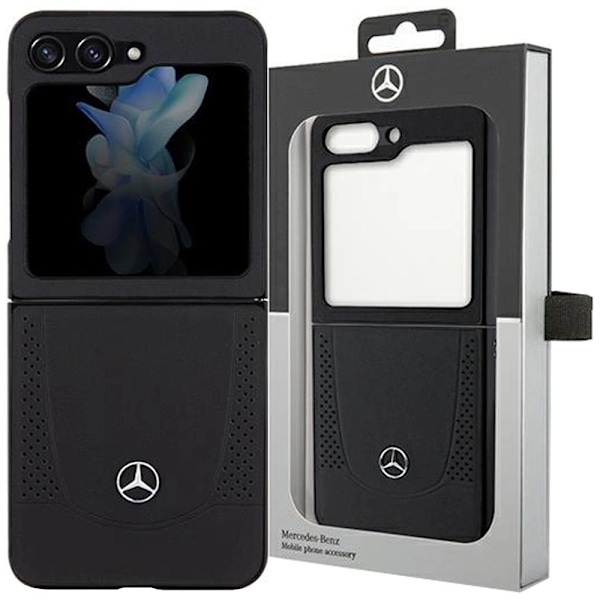 MERCEDES LÆDER URBAN TASKE TIL SAMSUNG GALAXY Z FLIP 5 - SORT