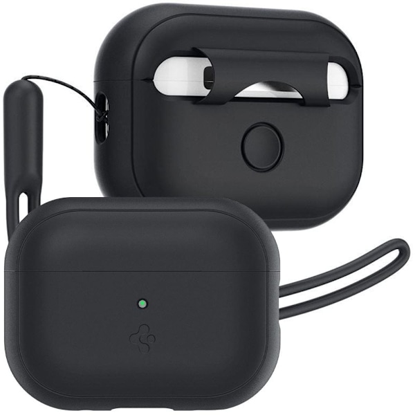 SPIGEN SILICONE FIT STRAP APPLE AIRPODS PRO 1/2 SVART