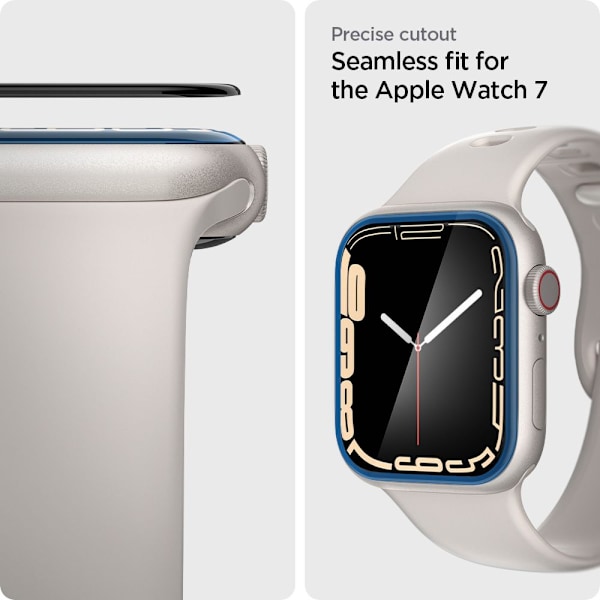 SPIGEN PROFLEX HYBRID GLAS "EZ FIT" 2-PACK APPLE WATCH 7/8 (45 MM)