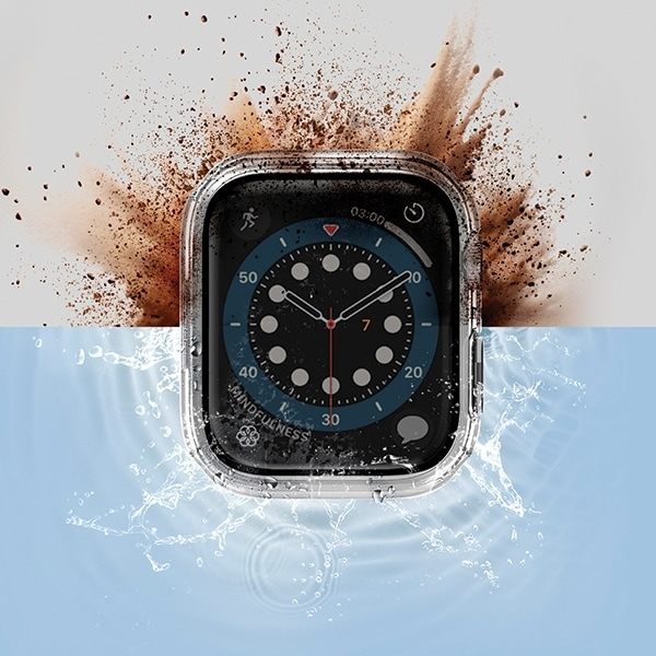 UNIQ fodral Nautic Apple Watch Series 7/8/9 41mm transparent/duvklar