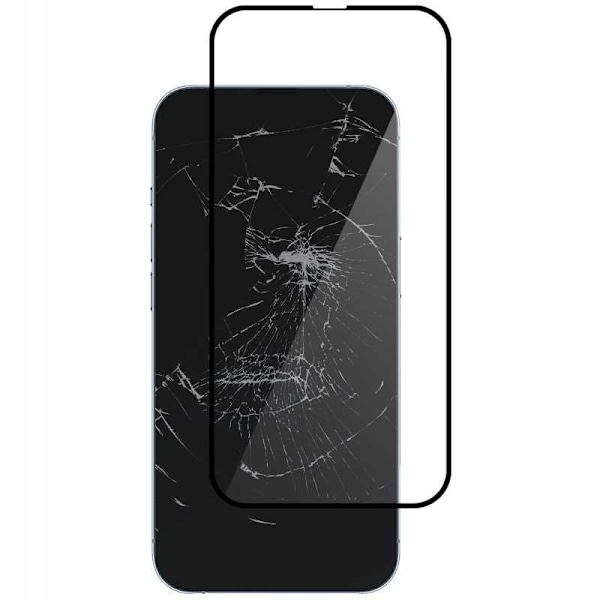 Pof Hela Skydd I Härdat Glas För Iphone 15 Plus Skärmskydd