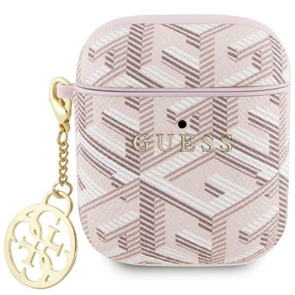 Guess GUA2PGCE4CP veske for AirPods 1/2 - Rosa GCube Charm