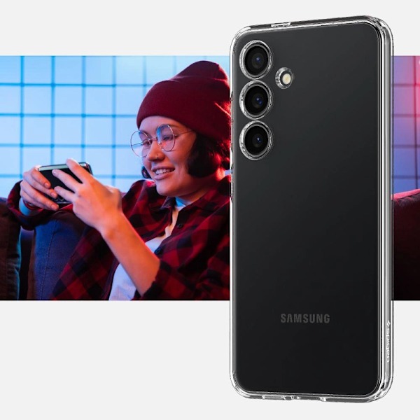 SPIGEN LIQUID CRYSTAL COVER TIL SAMSUNG GALAXY S24+ - GENNEMSIGTIG