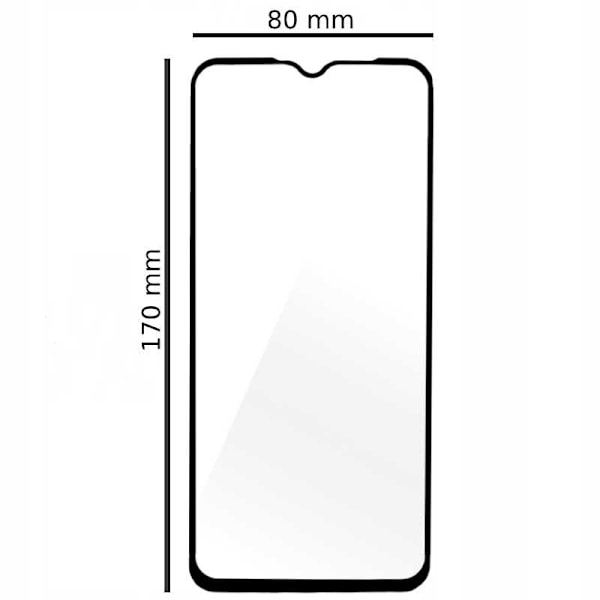 Spacecase 5D Härdat Glas För Samsung Galaxy A22 5G Skärmskydd