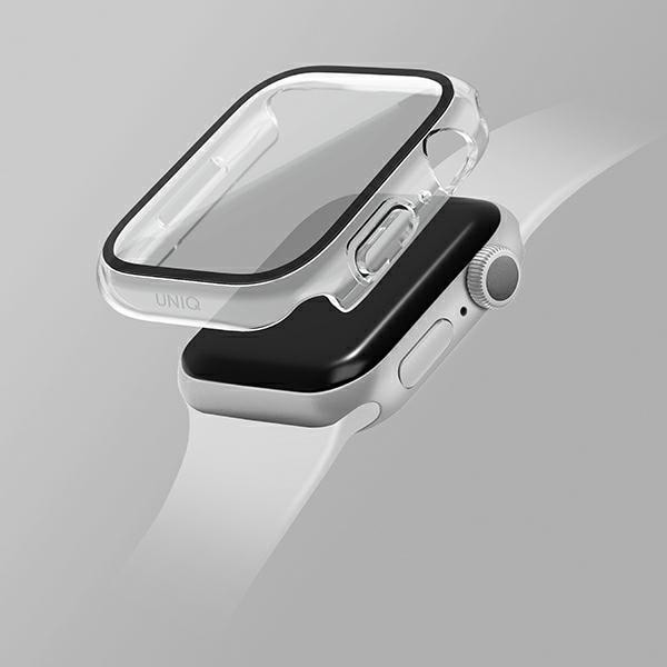 UNIQ fodral Nautic Apple Watch Series 7/8/9 45mm transparent/dave klar