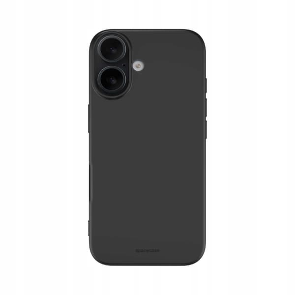 Spacecase Silikonfodral För Iphone 16 Plus Svart Skydd