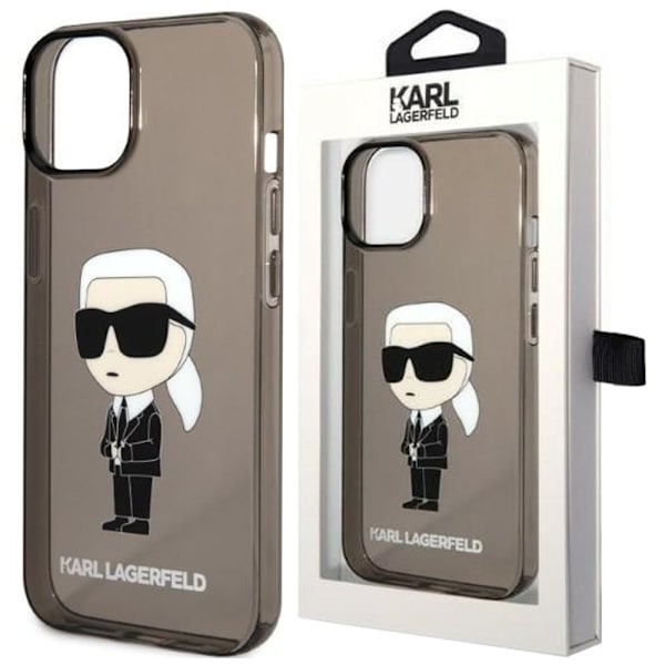 KARL LAGERFELD IKONIK KARL ETUI TIL IPHONE 14 PLUS - SORT