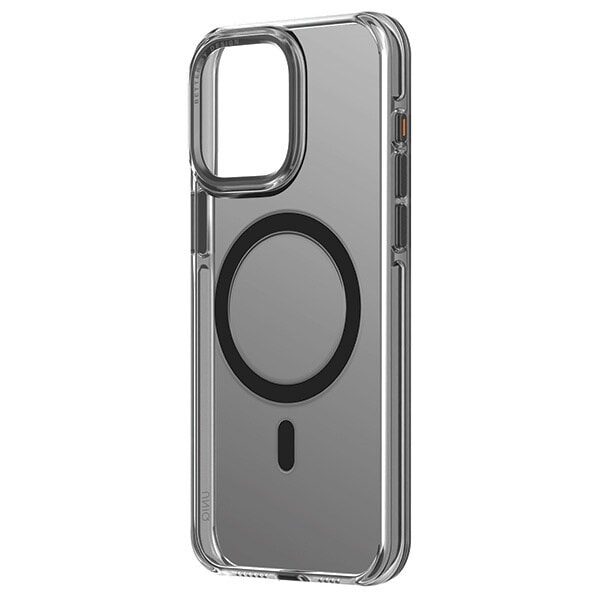 UNIQ Calio iPhone 15 Pro 6.1 deksel Magclick Lader grå/røykgrå