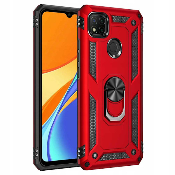 Spacecase Case Cover För Xiaomi Redmi 9C 10A Ring Nx Red