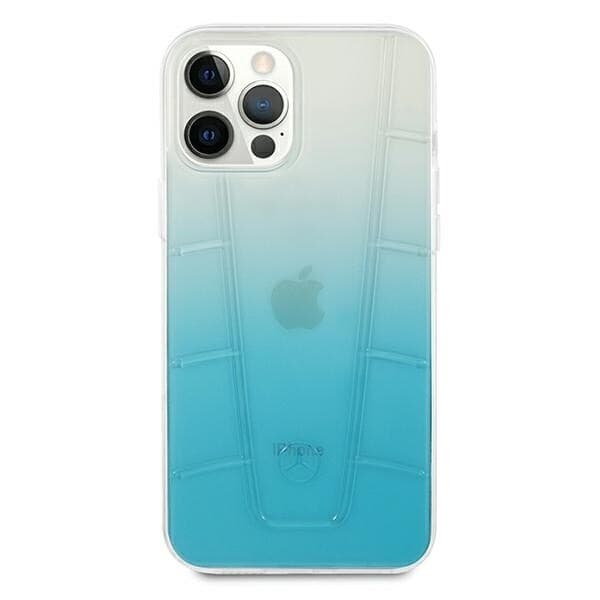 MERCEDES TRANSPARENT LINE ETUI TIL IPHONE 12 PRO MAX - BLÅ