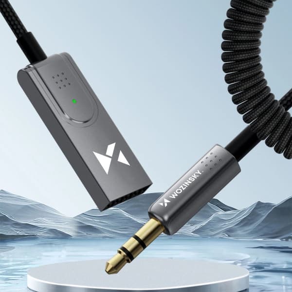 Wozinsky WTODB Bluetooth 5.3 lydadapter / AUX lydmottaker