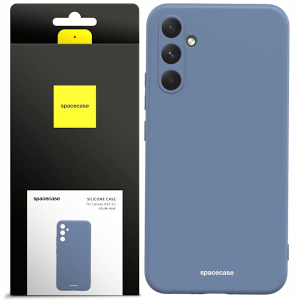Spacecase Silikonecase Galaxy A54 5G Blått Skydd