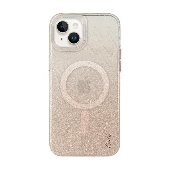 UNIQ fodral Coehl Lumino iPhone 14 Plus / 15 Plus 6,7" guld/champagneguld