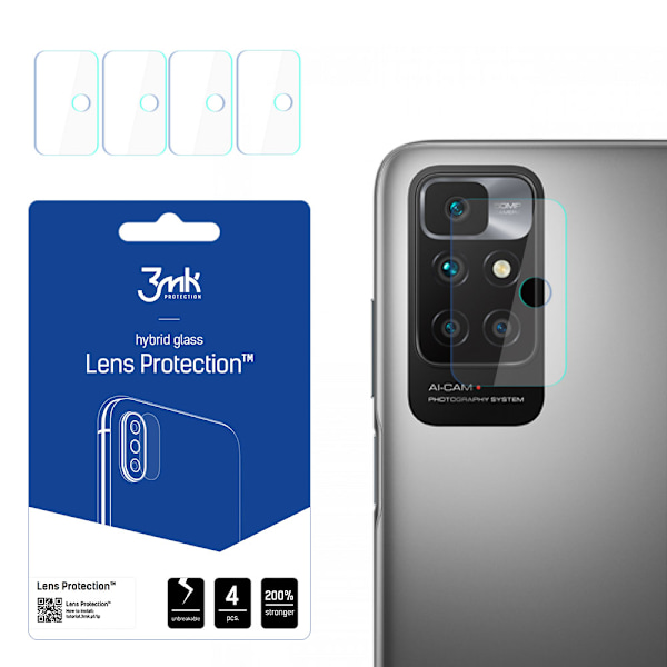 XIAOMI REDMI 10 2022 - 3MK LINSEBESKYTTELSE