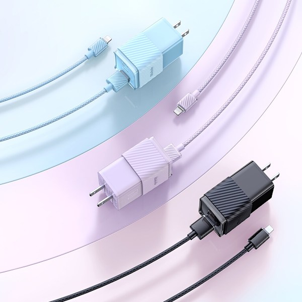 MCDODO LADDARE LIGHTNING USB-KABEL IPHONE 11 12 13 14 PRO 2M BLÅ