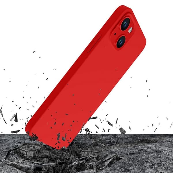 Apple iPhone 14 Plus - 3mk Hardy Silicone MagCase Rød