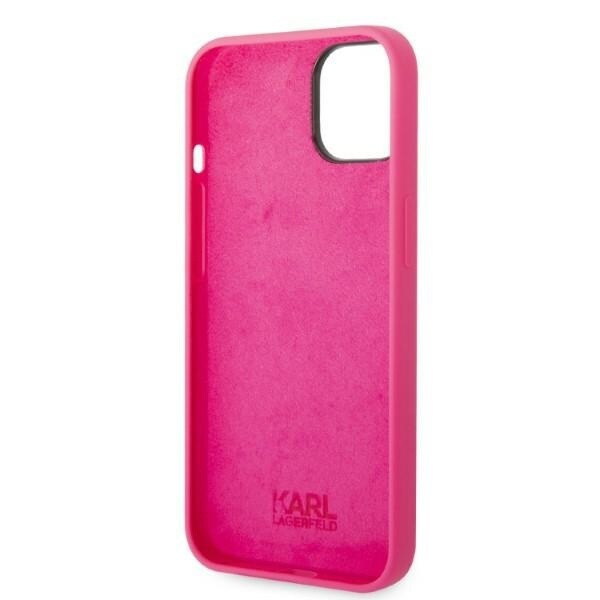 Karl Lagerfeld KLHCP14MSRSGRCF iPhone 14 Plus 6.7 hardt etui rosa/rosa Silikon RSG