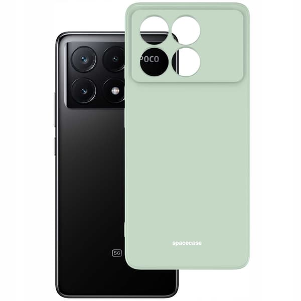 Spacecase Silikonfodral För Xiaomi Poco X6 Pro 5G Mint