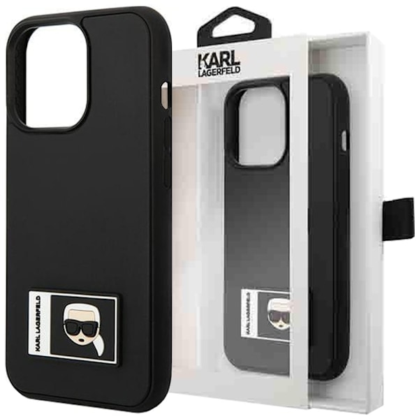 KARL LAGERFELD IKONIK PATCH COVER TIL IPHONE 13 MINI - SORT