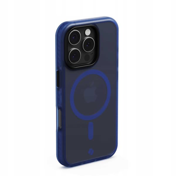 Spacecase Hybrid Case För Iphone 16 Pro För Magsafe Mörkblåt