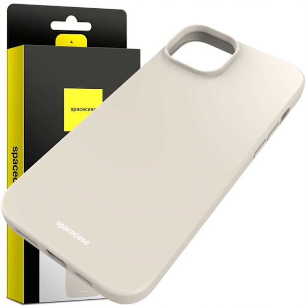 Spacecase Silikonecase För Iphone 15 Plus Case Bone Cover