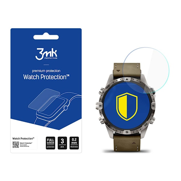 Garmin MARQ Series Gen2 - 3mk Watch Protection v. FlexibleGlass Lite