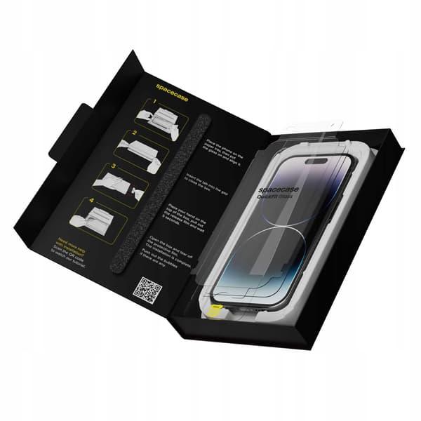 Spacecase Quickfit Härdat Glas För Iphone 14 Pro 6,1 Tum