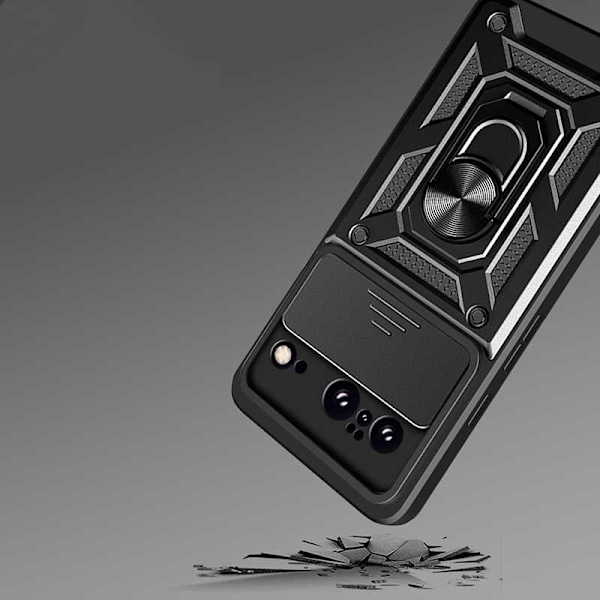 Spacecase Case Cover För Google Pixel 8 Svart Telefonskydd