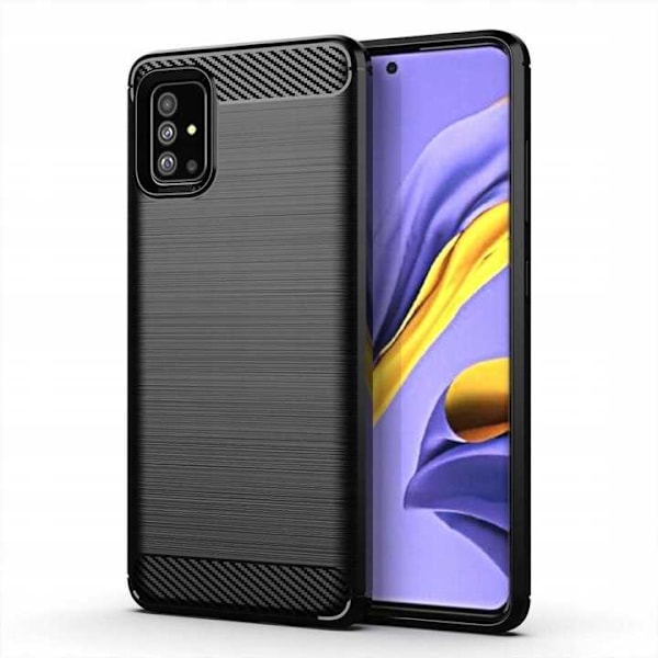 Spacecase Kolhäll För Samsung Galaxy A51 Svart