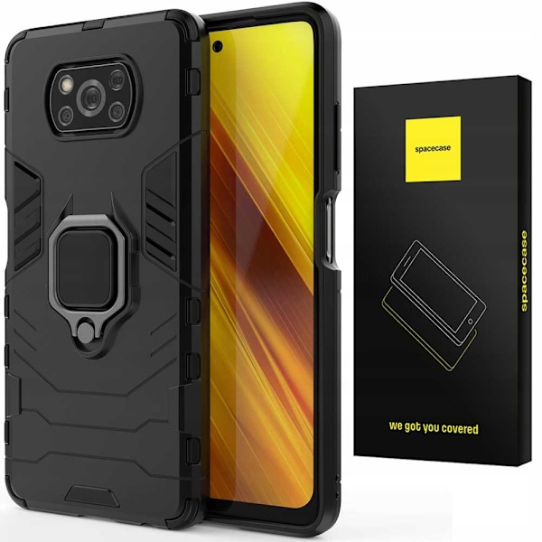 Spacecase Case Cover För Poco X3 Nfc Pro Svart X-Ring