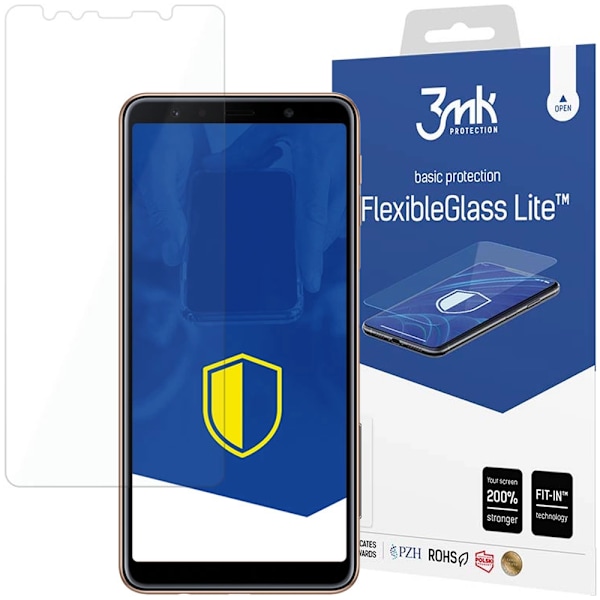 3MK FLEXIBLEGLASS LITE HYBRIDGLAS TIL SAMSUNG GALAXY A7 2018