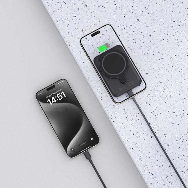 TECH-PROTECT PB10 LIFEMAG MAGSAFE POWER BANK 5000MAH SVART