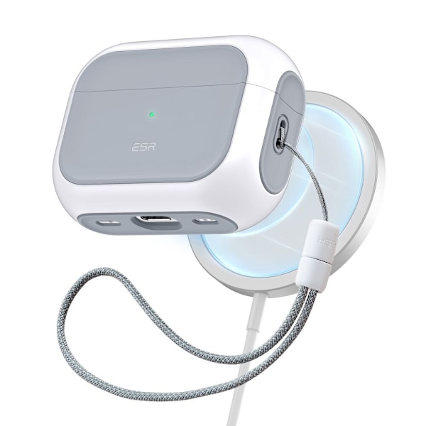 ESR ORBIT HALOLOCK MAGSAFE APPLE AIRPODS PRO 1/2 HVIT