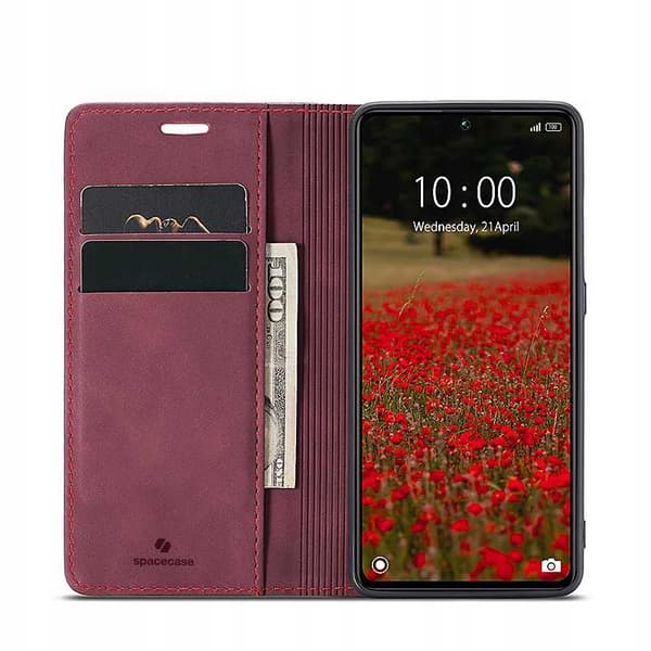 Spacecase Case Cover För Poco X6 Rm Note 13 Pro 5G Röd