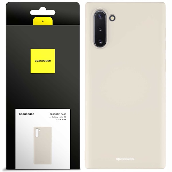 Spacecase Silikonfodral För Samsung Galaxy Note 10 Bone