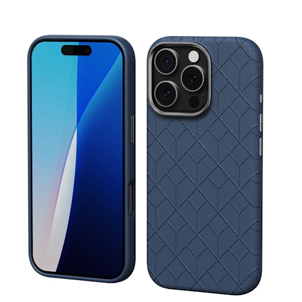 Rymdfodral För Iphone 16 Pro Classy Mag Mörkblåt