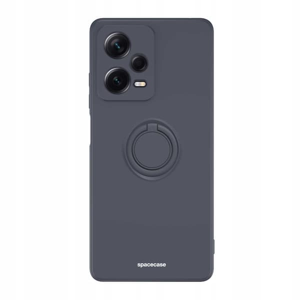 Spacecase Silikonecase Ring För Xiaomi Redmi Note 12 Pro 5G Svart