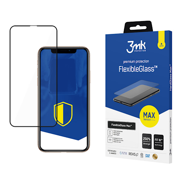 APPLE IPHONE 11 PRO MAX SORT - 3MK FLEXIBLEGLASS MAX
