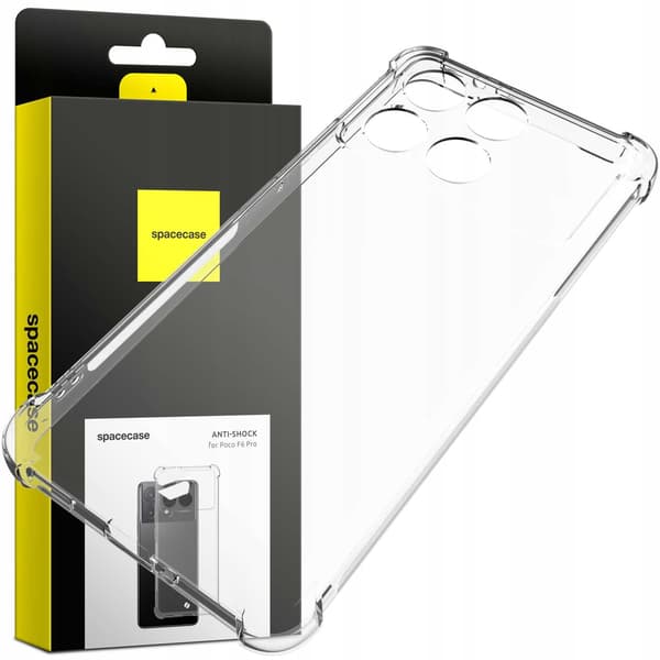 Spacecase Anti-Shck Case Poco F6 Pro Case Skydd
