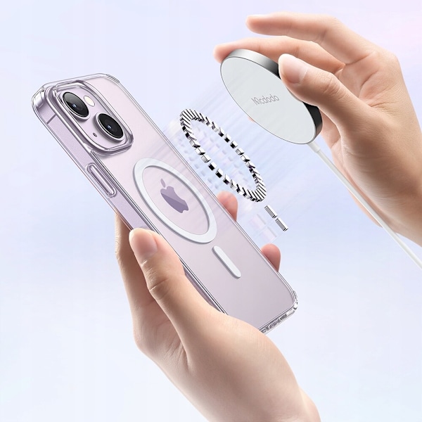 Magnetisk, genomskinlig deksel til iPhone 14 PLUS, McDodo