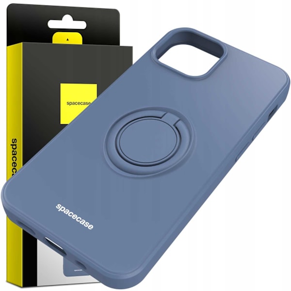 Spacecase Silikon Ringfodral För Iphone 13 Mini Blåt Skydd