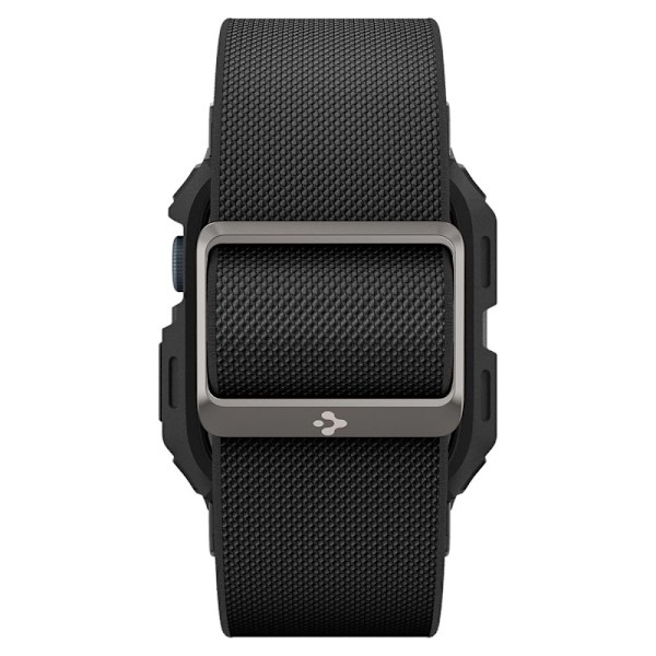 SPIGEN LITE FIT PRO ETUI MED REM TIL APPLE WATCH 4 / 5 / 6 / 7 / 8 / 9 / SE (44 / 45 MM) - MAT SORT