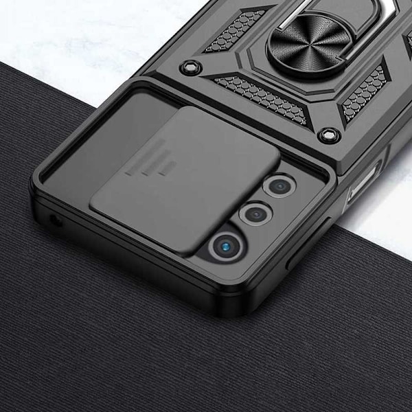 Spacecase Case Cover För Motorola G22 Black Protective