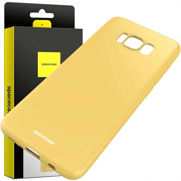 Spacecase Silikonfodral För Galaxy S8+ Yellow Skydd