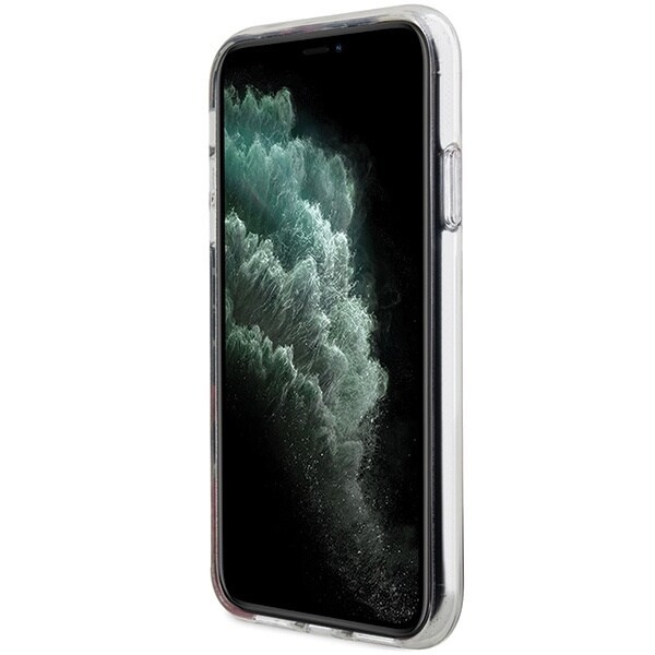 Guess GUHMN61HCFWSA-deksel til iPhone 11 / Xr grønn/khaki hardt deksel Flower MagSafe