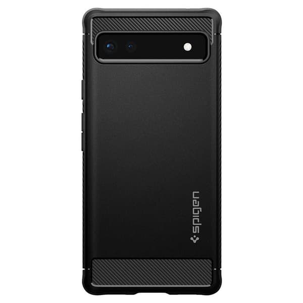 Spigen Rugged Armor-telefondeksel til Google Pixel 6A Black