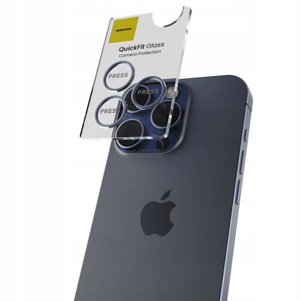 Spacecase Härdat Glas Quickfit-Kamera För Iphone 15 Pro 15 Pro Max