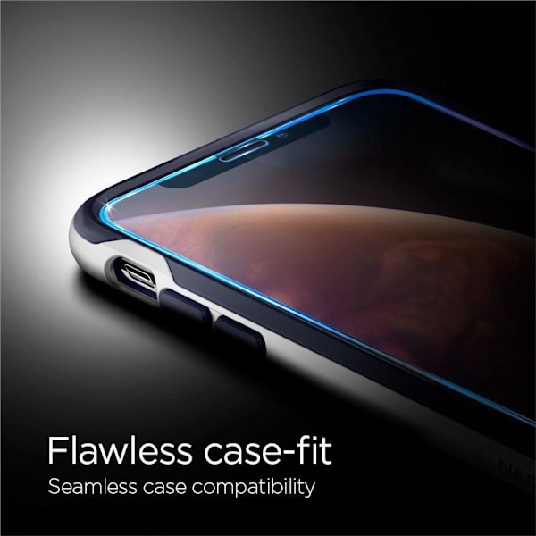 HÆRDET GLAS SPIGEN GLAS FC IPHONE 11 PRO SORT