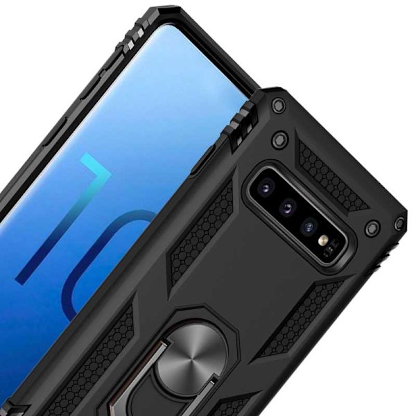 Spacecase Ring Nx Galaxy S10 Fodral För Samsung Black