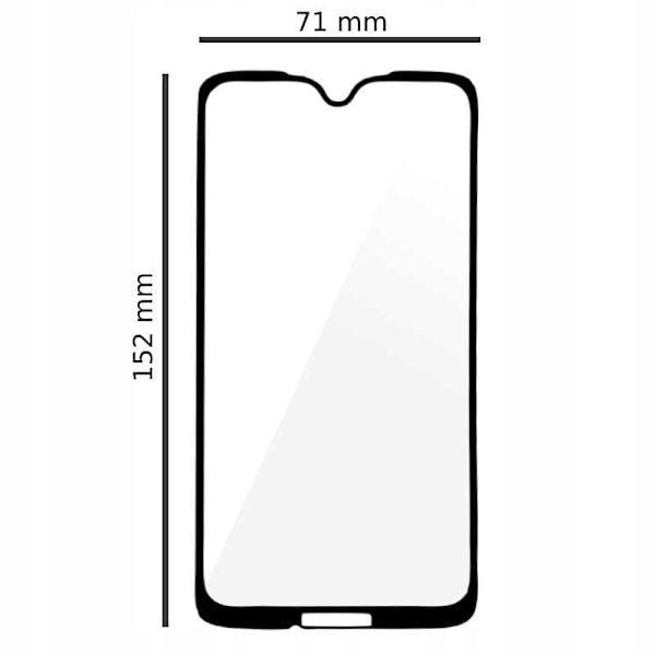 Spacecase Härdat Glas 5D För Motorola G7 G7 Plus Protective 9H